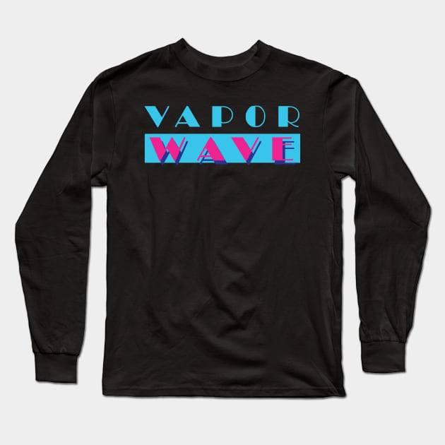 Vaporwave - Miami Vice Long Sleeve T-Shirt by forge22